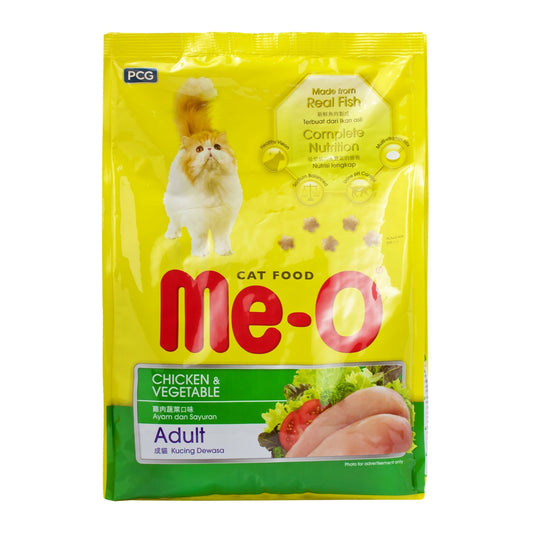 Me-O Chicken And Vegetable Adult Cat Food 1.2kg